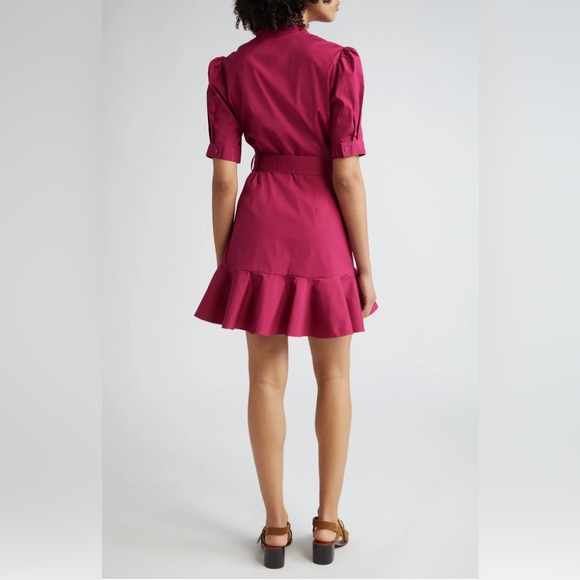 Veronica Beard Molly Belted Mini Shirtdress *NWT* - Picture 5 of 7